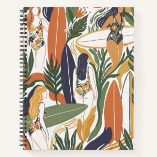 Retro Surf Club Notitieboek