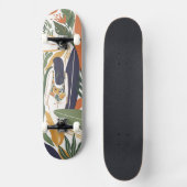 Retro Surf Club Persoonlijk Skateboard (Voorkant)