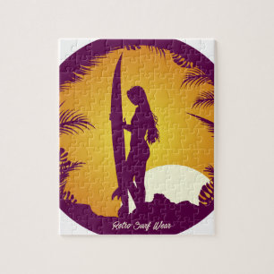 Retro-Surf Draag Legpuzzel