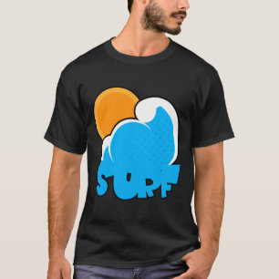 Retro Surf Golf Zomer Pret Sfeer voor Strand T-shirt