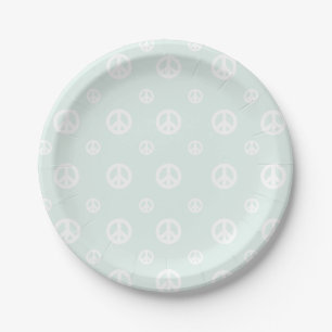 Retro Surf Hippie Peace Sign Birthday Paper Bord