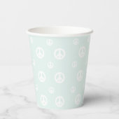 Retro Surf Hippie Peace Sign Birthday Papieren Bekers (Achterkant)