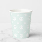 Retro Surf Hippie Peace Sign Birthday Papieren Bekers (Links)