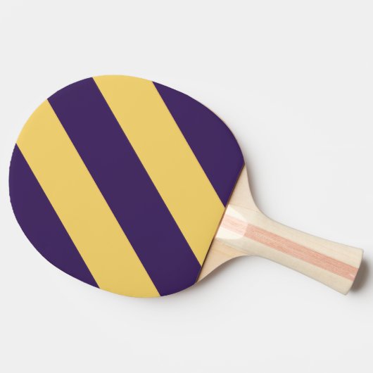 Retro Surf Sunset Bold Stripes Tafeltennisbatje (Zijkant)