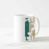 retro surf surfgeschenk koffiemok (Voorkant rechts)