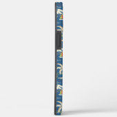 Retro Surf Tropical Patroon Case-Mate iPhone Case (Achterkant / Rechts)