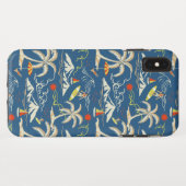 Retro Surf Tropical Patroon Case-Mate iPhone Case (Achterkant (horizontaal))