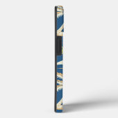 Retro Surf Tropical Patroon Case-Mate iPhone Case (Achterkant / Rechts)