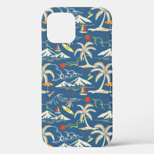 Retro Surf Tropical Patroon Case-Mate iPhone Case