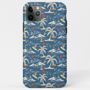 Retro Surf Tropical Patroon Case-Mate iPhone Case