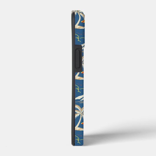Retro Surf Tropical Patroon Case-Mate iPhone Case (Achterkant / Rechts)