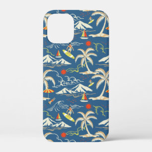Retro Surf Tropical Patroon Case-Mate iPhone Case
