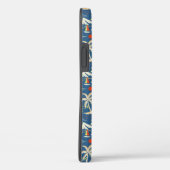 Retro Surf Tropical Patroon Case-Mate iPhone Case (Achterkant / Rechts)