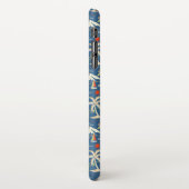 Retro Surf Tropical Patroon iPhone Hoesje (Linkerkant)