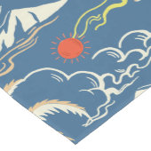 Retro Surf Tropical Patroon Medium Tafelloper (Hoek)