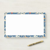 Retro Surf Tropical Patroon Post-it® Notes (Op bureau)