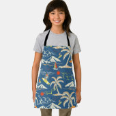 Retro Surf Tropical Patroon Schort (Insitu)