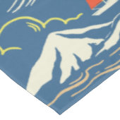 Retro Surf Tropical Patroon Tafelkleed (Gekanteld)