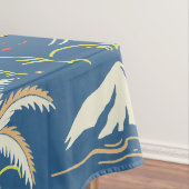 Retro Surf Tropical Patroon Tafelkleed (Voorbeeld)