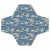Retro Surf Tropical Patroon Voetbal (Enkel)