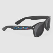Retro Surf Tropical Patroon Zonnebrillen (Rechts)