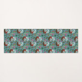 Retro-surf tropisch gevlekt patroon yogamat (Achterkant (horizontaal))