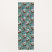 Retro-surf tropisch gevlekt patroon yogamat (Voorkant)