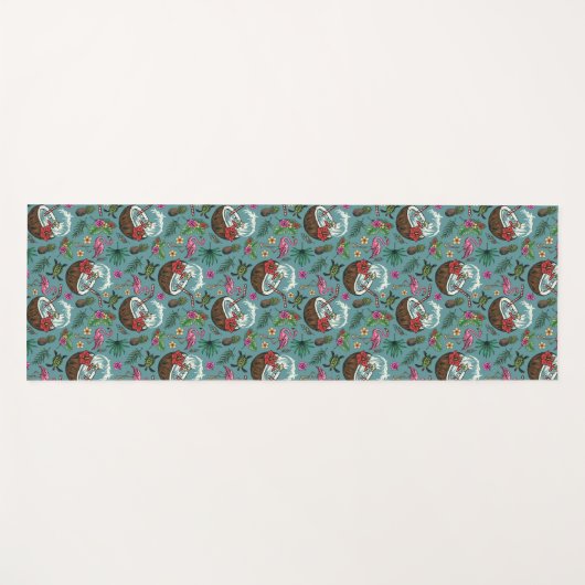 Retro-surf tropisch gevlekt patroon yogamat (Voorkant (horizontaal))