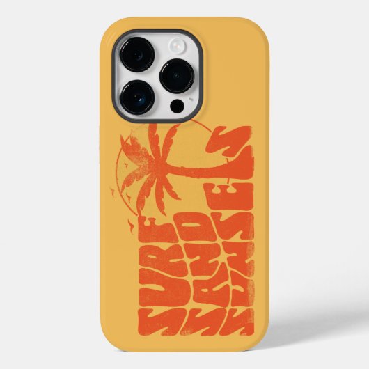 Retro Surf Zand Zonsondergangen Palm Tree Beach Vi Case-Mate iPhone Case (Achterkant)