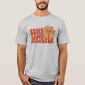 Retro Surf Zand Zonsondergangen Palm Tree Beach Vi T-shirt (Voorkant)