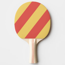 Retro Surf Zonsondergang Drie Vette Strepen Tafeltennisbatje