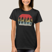 Retro Surfboard Surfer Summer T-shirt (Voorkant)