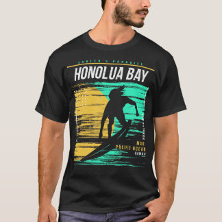 Retro Surfen Honolua Bay Maui Hawaii  Surf T-shirt