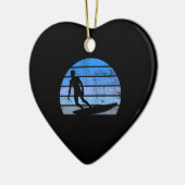 Retro surfen keramisch ornament (Links)