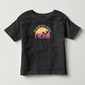 Retro surfen kinder shirts (Voorkant)