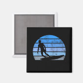 Retro surfen magneet (Voorkant / Achterkant)