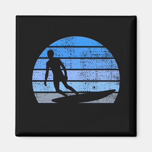 Retro surfen magneet (Voorkant)