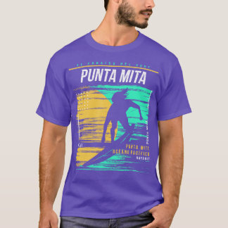 Retro Surfen Punta Mita Surfer Bea T-shirt