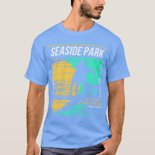 Retro Surfen Seaside Park New Jersey  Surf T-shirt
