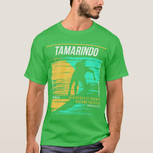 Retro Surfen Tamarindo Costa Rica Surfer T-shirt