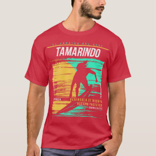 Retro Surfen Tamarindo Costa Rica Surfer T-shirt