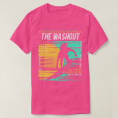 Retro Surfen The Washout Folly Beach South Olina T-shirt (Design voorkant)