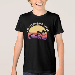 Retro surfen Tri-Blend shirt
