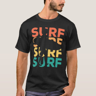 Retro surfen voor surfers t-shirt