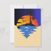 Retro Surfer Car Baby shower Bedankkaart (Achterkant)