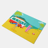 Retro Surfer Coupondeur Mat (Schuin)