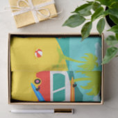 Retro Surfer Couponpapier Tissuepapier (Geschenk)