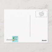 Retro Surfer Dude Briefkaart (Achterkant)