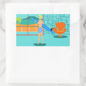 Retro Surfer Dude Stickers (Tas)