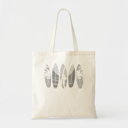 Retro surfer surfplanontwerp 1634 tote bag (Voorkant)
